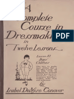 9.11 A Complete Course in Dressmaking XI
