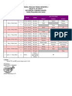 Jadwal PTS Semester Genap