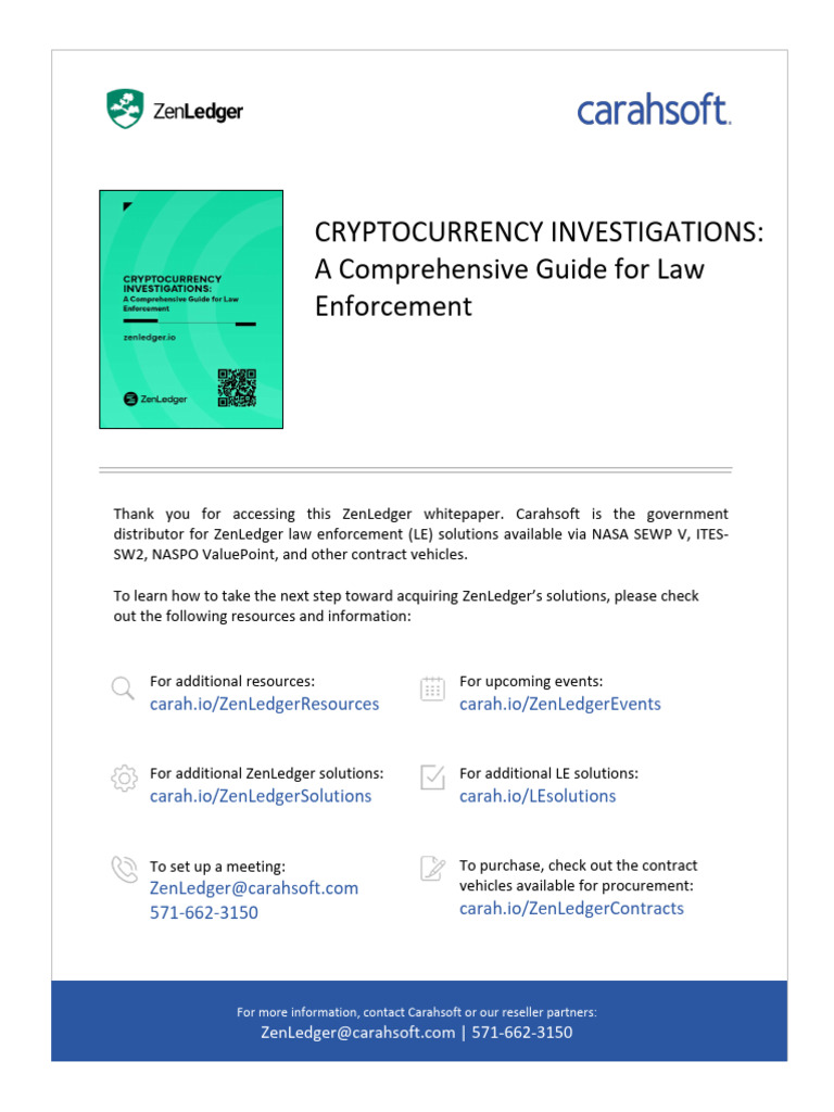 Whitepaper CRYPTOCURRENCY INVESTIGATIONS - A Comprehensive Guide For ...