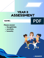 Year 3 Assesment (2023)