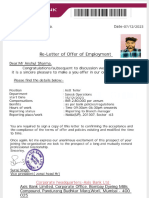 Offer Letter Candidate 3