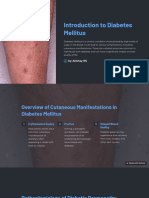 Introduction To Diabetes Mellitus