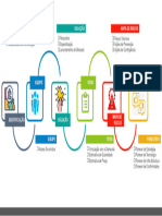 Six Rectangles Progress PowerPoint Diagram Template