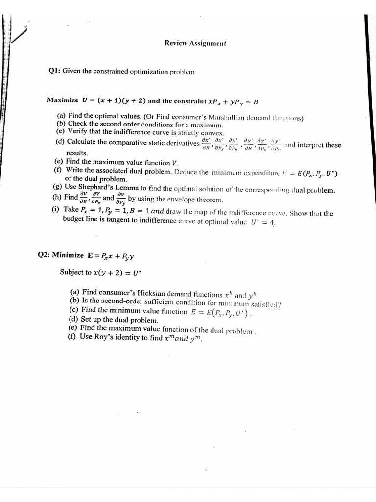 Review Assignment | PDF