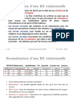 Chapitre 3 Normalisation