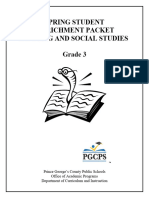 Grade 3 Rela and Social Studies Spring Student Enrichment Packet