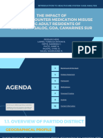 Research Proposal Business Presentation in Dark Green Orange Geometric Style