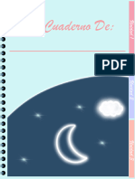 Cuaderno Líneas Luna - Nube - Estrellas