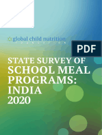 State Survey of School Meal Programs in India Report With Annexes