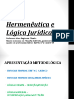 Hermenêutica e Lógica Jurídicaapresentaçãodo2. Curso