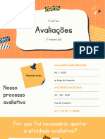 Apresentação Sobre Processo Avaliativo