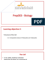 Week 2 - Prokaryotic and Eukaryotic Cells