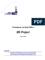 MS Project - Cours