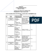 Liste de Şedinţă C 23, C 23 CC