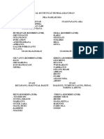 Jadwal Kunjungan Pendalaman Iman Pra-Paskah 2024