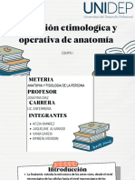 Definición Etimologíca y Operativa de Anatomía