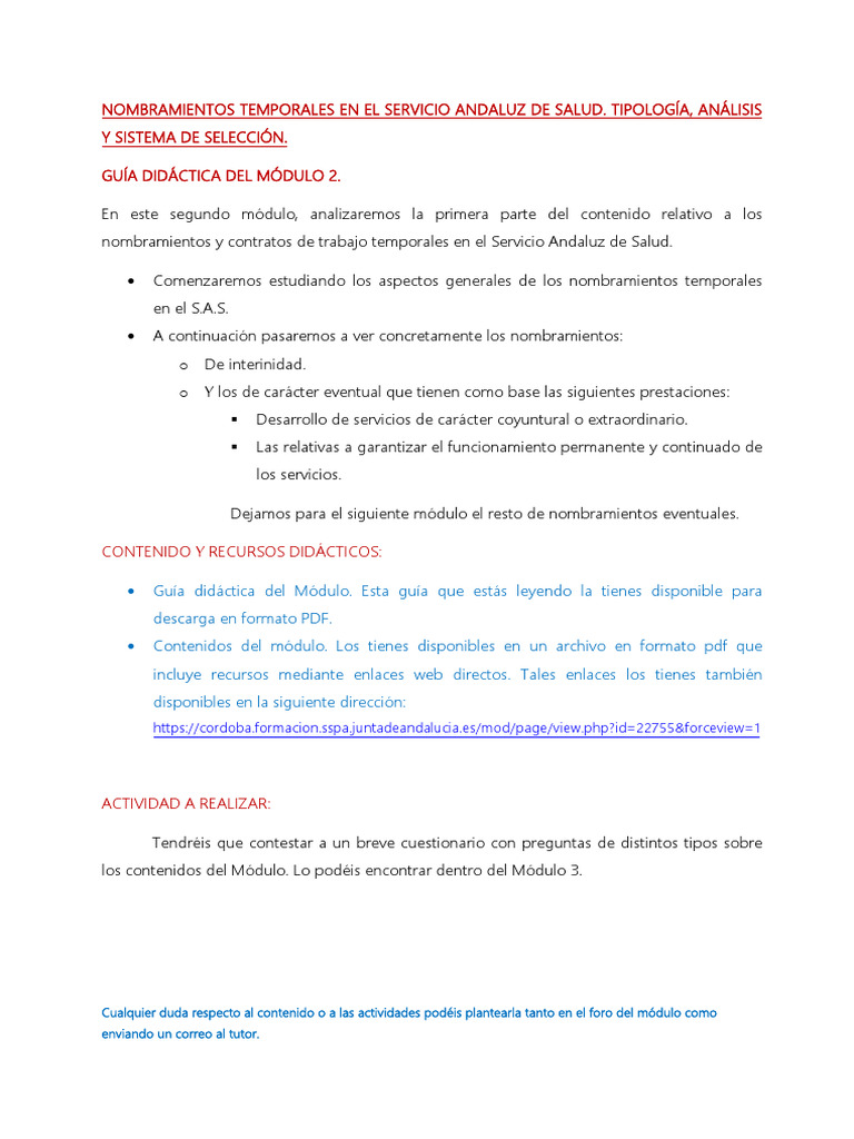 Guía Módulo 2 | PDF | Crecimiento personal y profesional