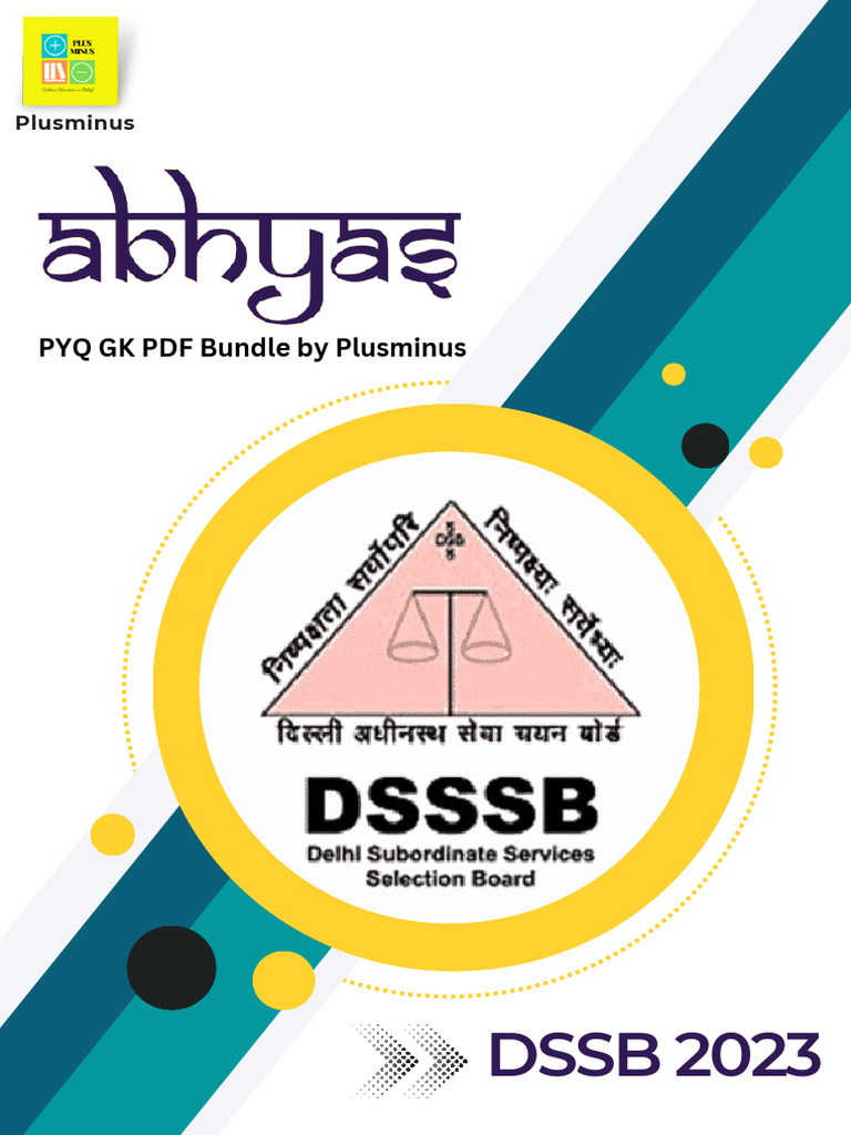 DSSSB 2023 Indian History PYQ GK PDF | PDF | Mahatma Gandhi