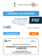 P 5 1 Intubation Trachéale M. COUR