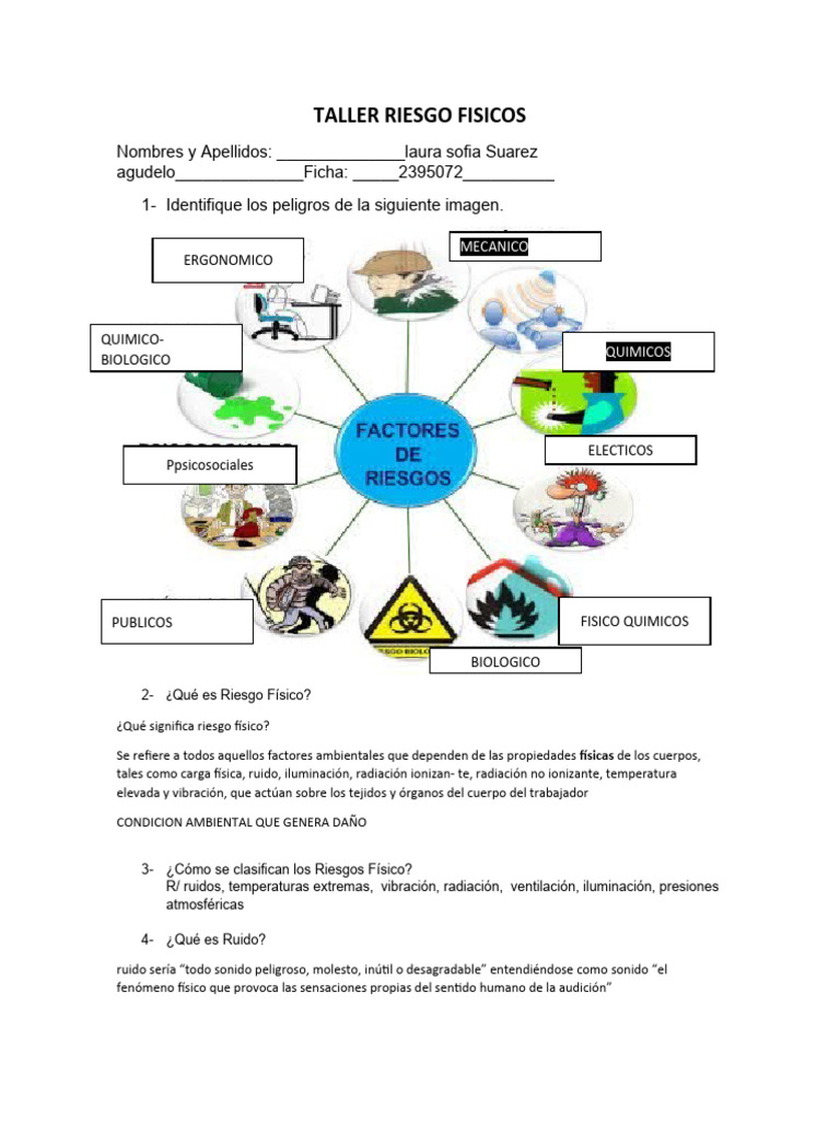Identificación y Clasificación de Riesgos Físicos | PDF | Radiación | ruido