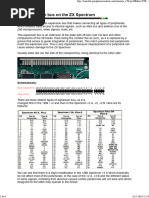 The Expansion Bus On The ZX Spectrum