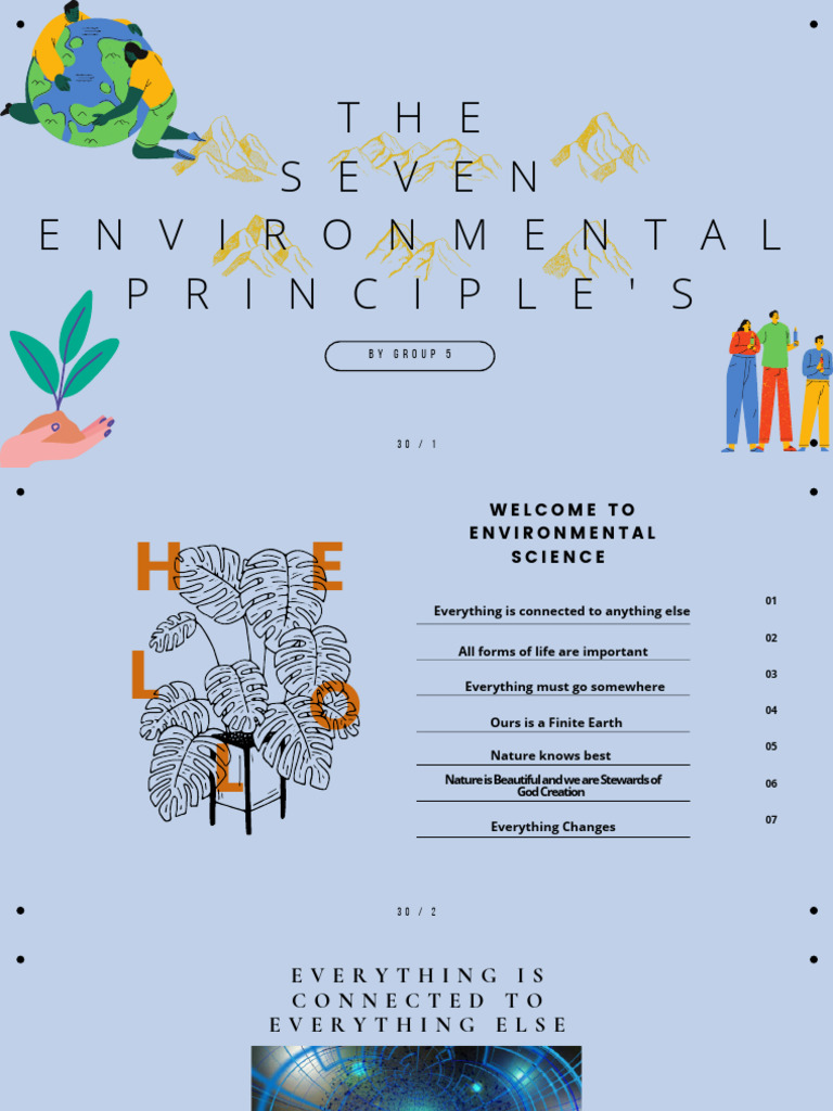 Seven Environmental Principle Education Video Presentation Pdf
