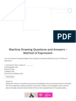 Expression Method - Machine Drawing