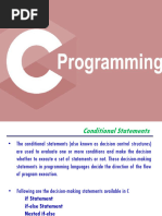 Conditional Statements