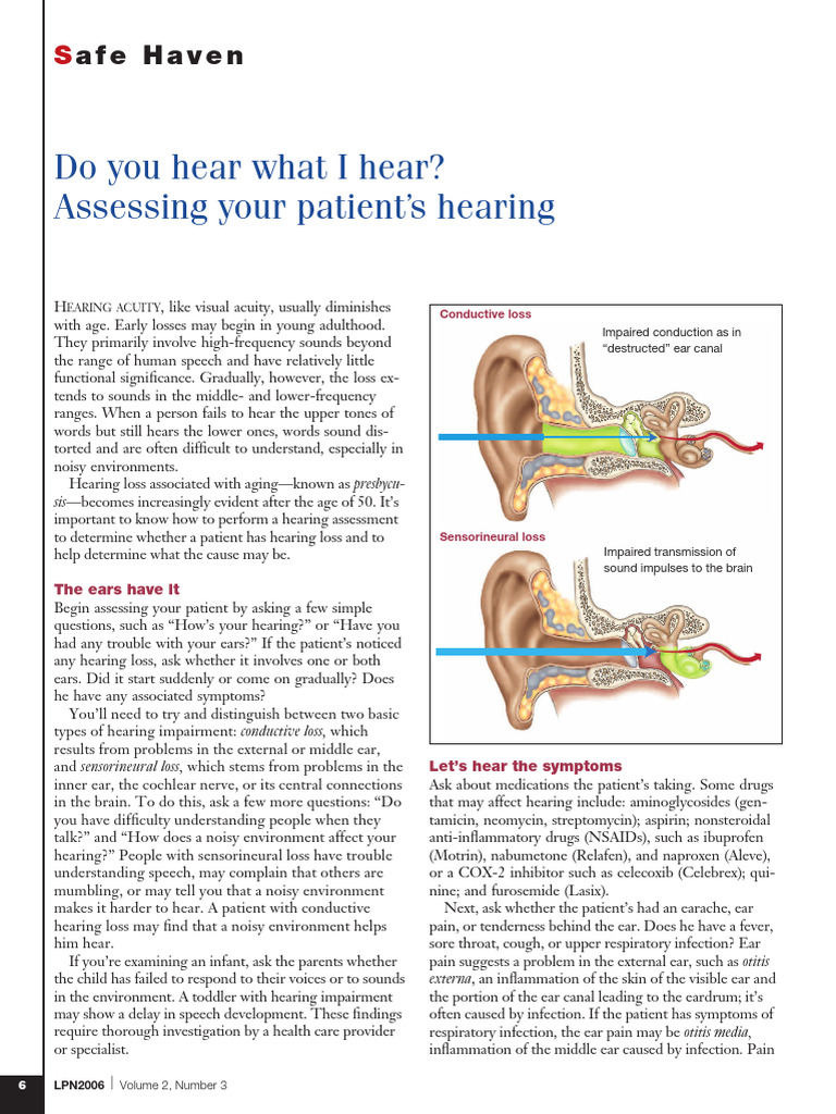 Care of Hearing Aids. PDF Vertigo Hearing Loss