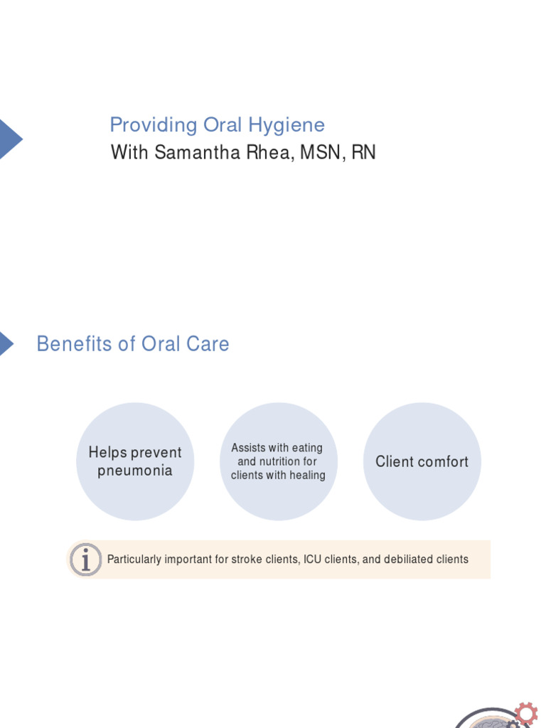 Oral Care Procedures for Bedridden Patients | PDF | Oral Hygiene | Dentures