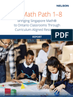 My Math Path 1 To 8 Efficacy Research Paper Ontario Version 2