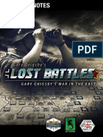 Lost Battles Scenario Notes