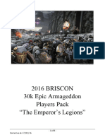 Epic 30k 2016 Briscon Players Pack