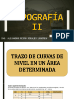 Trazos de Curva de Nivel en Un Área Determinada