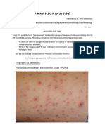 Parapsoriasis Pityriasis Rosea