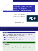 Transformaciones Lineales