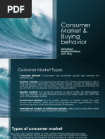 Consumer Market & Buying Behavior