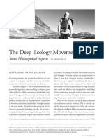 The Deep Ecology Movement- Some Philosophical Aspects