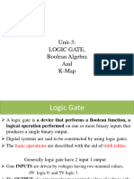L - Logic Gate Boolean Algebra and Kmap