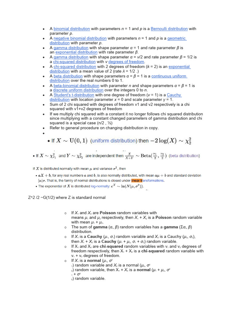 Distributions Pdf Chi Squared Distribution Probability Distribution