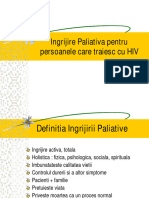 Ingrijire Paliativa Cu HIV