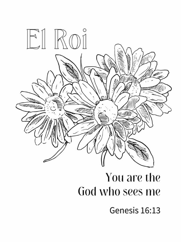 The god who sees coloring pages pdf