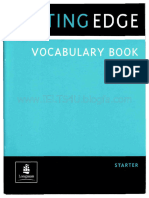 Cutting Edge Starter Vocabulary Book