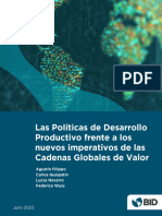 Las Politicas de Desarrollo Productivo Frente A Los Nuevos Imperativos de Las Cadenas Globales de Valor