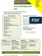 Energy Efficiency Management in Mining 2011: Building A Solid Business Case For Energy Efficiency