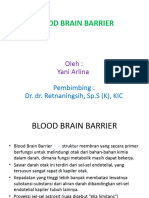 Blood Brain Barrier: Oleh: Yani Arlina