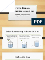 Ficha Técnica Experimentos Con Luz