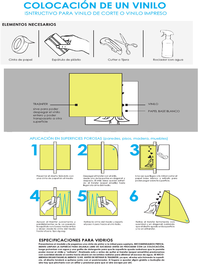 Guia Pegar Vinilo Pdf