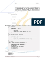 JAVA UNIT-3 Notes