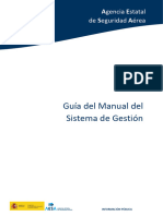 DSA-SG-P01-GU01 Ed. 01 Guía Del Manual Del Sistema de Gestión